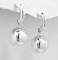 SOLID STERLING SILVER EARRINGS