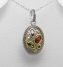SOLID STERLING SILVER PENDANT