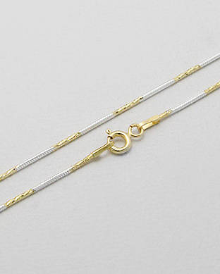 45cm SOLID STERLING SILVER CHAIN