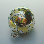 ***IN STOCK*** SOLID STERLING SILVER 20MM DREAM BALL PENDANT