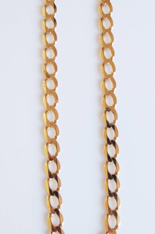 ***IN STOCK***VERY HEAVY 20 GRAM SOLID 9CT GOLD CHAIN FOR MEN OR WOMEN 65.5CM