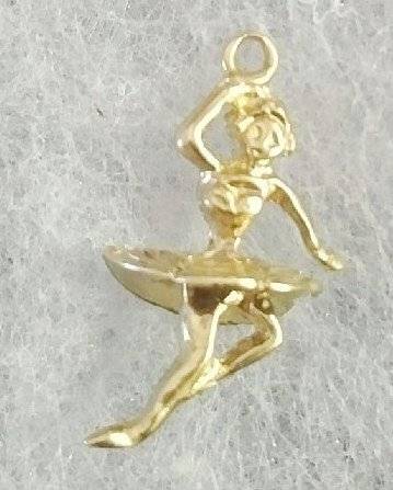 ***IN STOCK!!*** 9CT SOLID GOLD CHARM BALLERINA