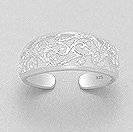 "IN STOCK!!"  Solid 925 Sterling Silver Toe ring