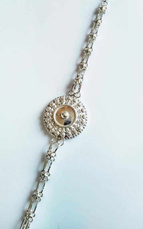 ***IN STOCK*** 11.7 GRAM SOLID 925 STERLING SILVER BRACELET HANDMADE IN MUSCAT, OMAN.
