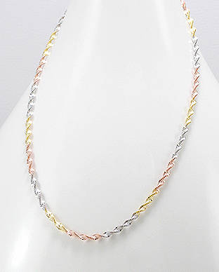 **R1 199** Solid Sterling 925 silver with rose gold and yellow gold plating!!