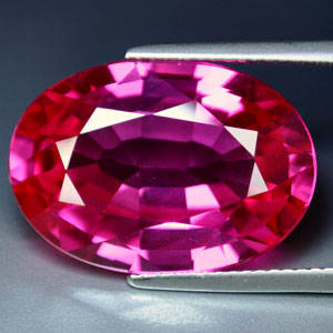 18.55ct.EXCELLENT TOP PINK TOPAZ OVAL GEMSTONE