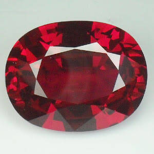 17.00ct. BLOOD RED RUBY OVAL GEM