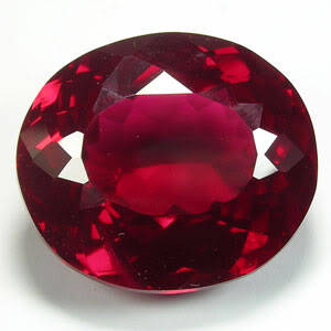 41.10ct. HUGE NICE BLOOD RED RUBY OVAL GEM