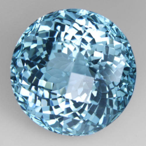 OUTSTANDING 44.37ct ROUND CKB SKY BLUE TOPAZ BRAZIL
