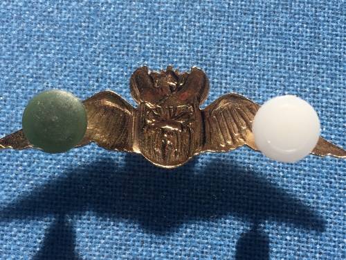 SAAF Gold mess dress brevet/wing 1000 flying hours flight time