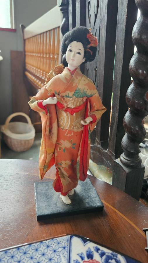 Small vintage Geisha doll
