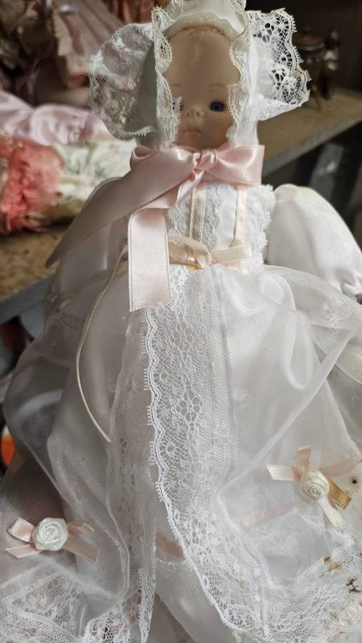 Vintage christening babydoll