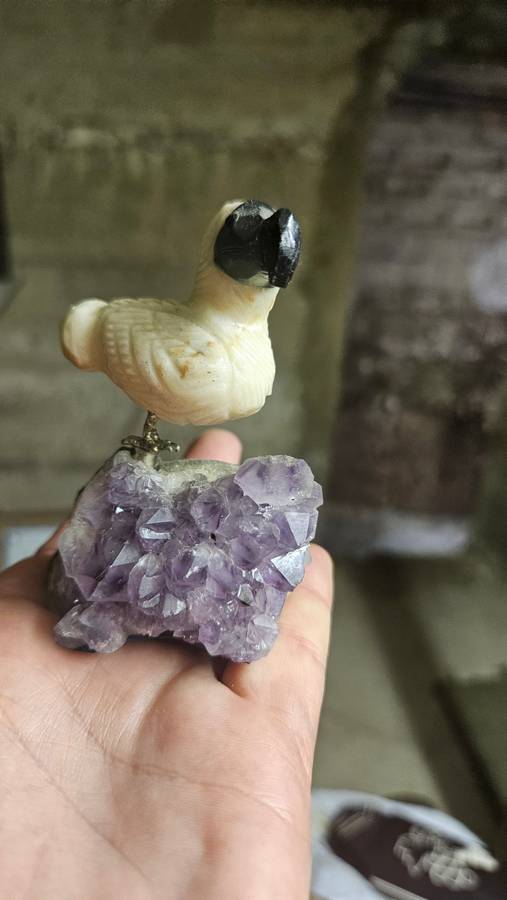 Carved Dodo on semi precious stone