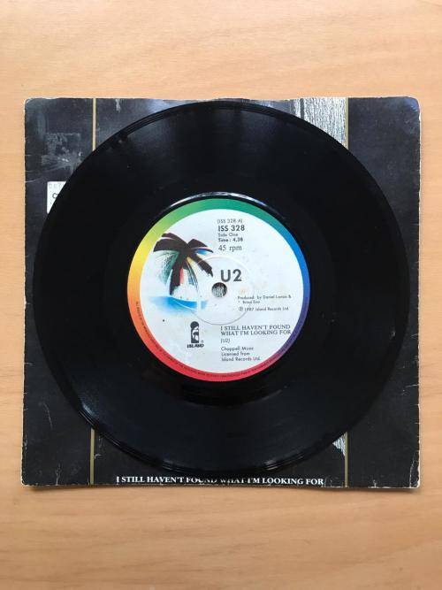U2 - I still haven`t found what I was looking for 7` single (G / VG-)