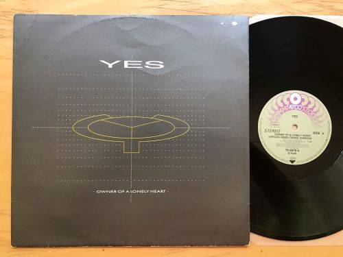 Yes - Owner of a lonely heart 12` (VG / VG+)