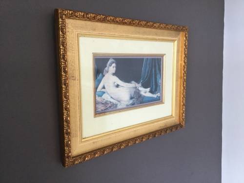 gilded framed print