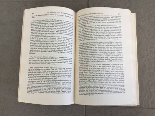 CLASSIC BOOK THE RISE AND FALL OF THE THIRD REICH