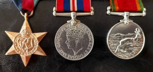 set of 3 campaign medals