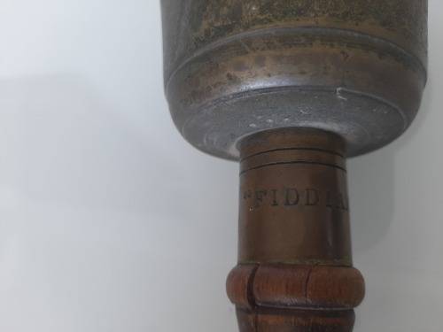 original ww11 air raid patrol warning brass bell