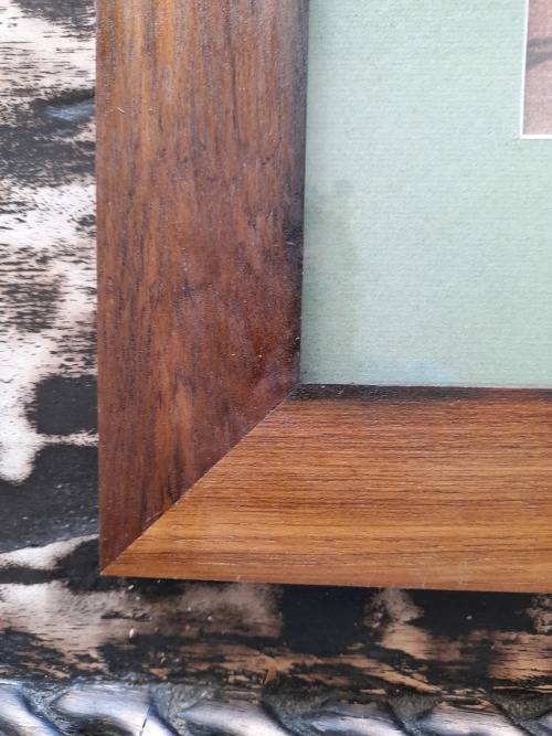 Tretchikoff print in solid Burmese teak frame