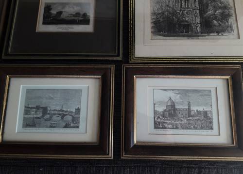STUNNING COLLECTION OF ANTIQUE LITHOGRAPHS & ETCHINGS!! *BEAUTIFULLY FRAMED*