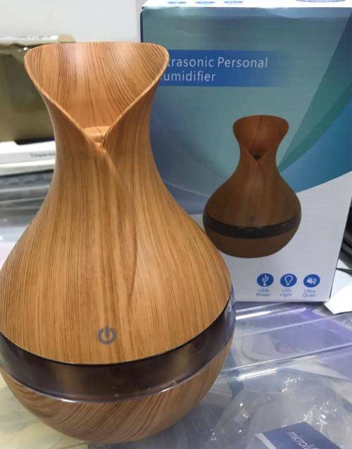 Ultrasonic personal Humidifier Diffuser Dark Brown Color