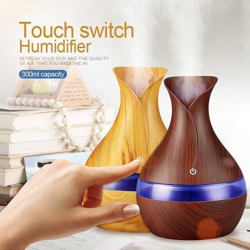 Ultrasonic personal Humidifier Diffuser Dark Brown Color