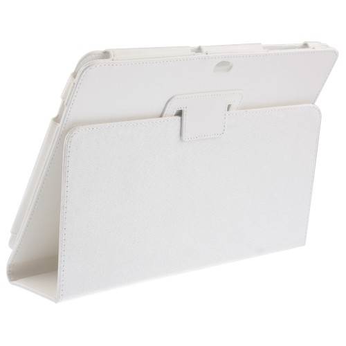 Samsung Galaxy P7500 or P5100 cover, case, fabric protection White leather