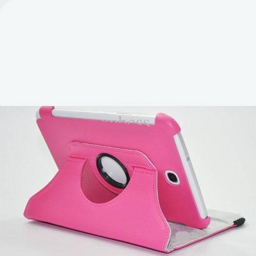 New Samsung Galaxy Tab Note 7 inch Rotating Book cover, case,  Color Pink color for P3200