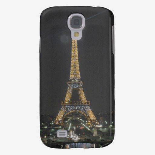S4 Soft TPU Silicon Back Case Eiffel Tower Paris Cover for Galaxy S4 i9500 + Free Screen protector