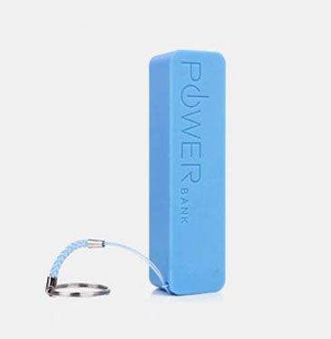 2600 mAh  Portable Mini Size Power Bank With LED Indicator Light And Hanging Ring