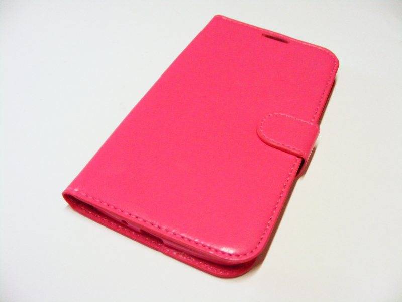 Samsung Galaxy 6.3 Mega i9200 / i9205 Quality Book wallet Pink Cover + free Screenguard