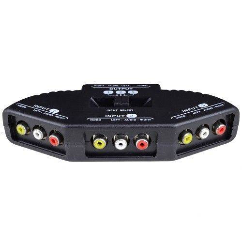 DSTV, PS2, TV, DVD, X Box, Video Game Selector AV RCA Audio Switch. Never disconnecting cables again