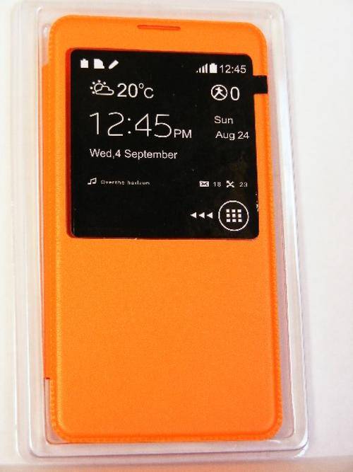 Samsung Galaxy NOTE 3 Quality Flip S View Cover interactive window, sleep,+ free Screenguard