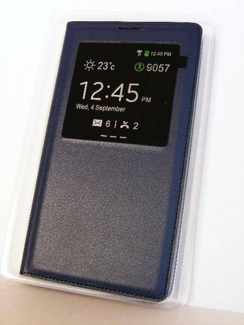 Samsung Galaxy NOTE 3 Quality Flip S View Cover interactive window, sleep,+ free Screenguard