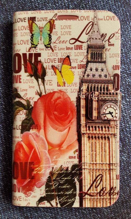 Samsung Galaxy S5 - Big Ben and Rose Wallet cover