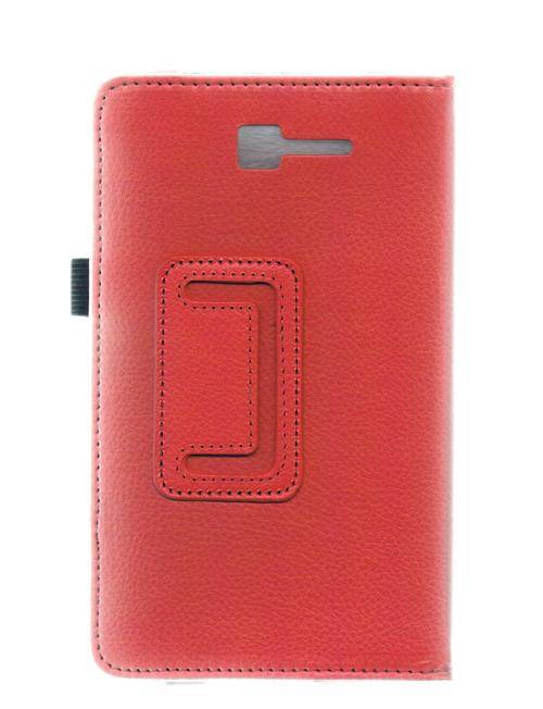 Vodafone Smart Tab 3G, 7" inch Book Cover Case, Red PU Leather