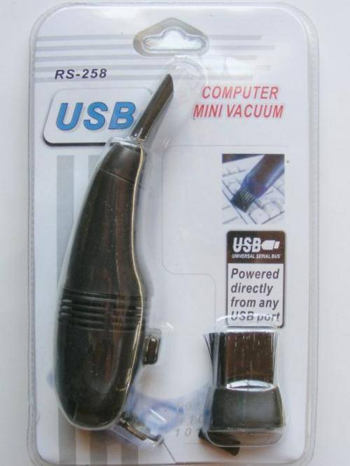 MINI VACUUM CLEANER , COMPUTER USB POWERED.