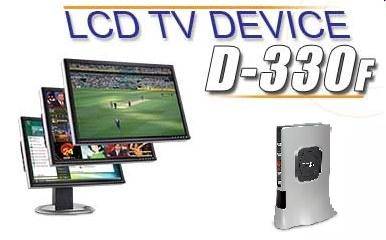TV TUNER BOX - D330F - READ BEFORE BIDDING - SPECIALLY FOR LCD SCREENS + REMOTE CONTROL