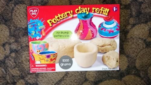 Kids Christmas sale last one old stock Pottery clay refills