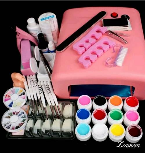 Uv light gel nail kit