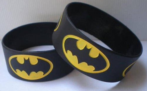 Batman rubber bracelets