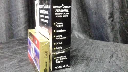 Personal Cassette Player (Walkman) with empty Cassette