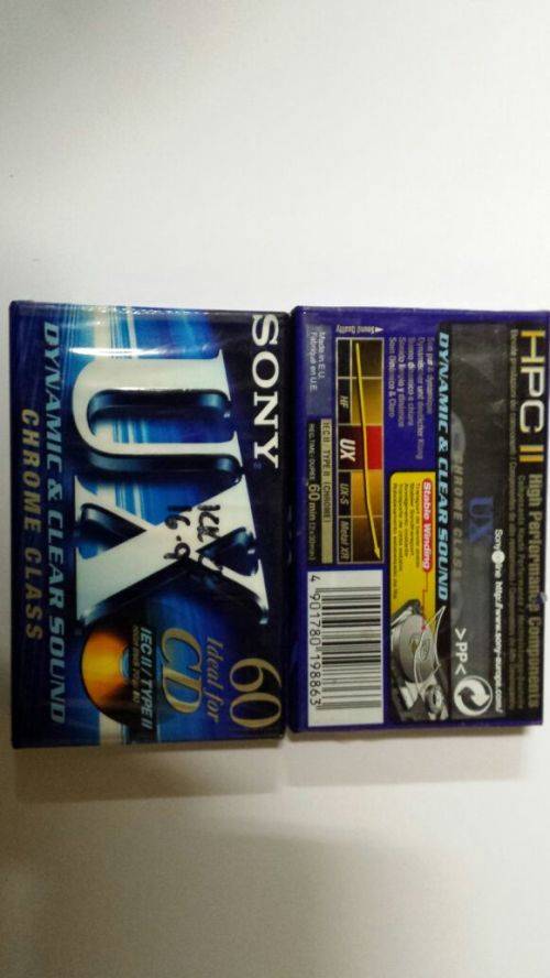Vintage Sony Sealed Blank Chrome Cassette Tape