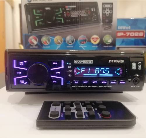 Ice Power Ipx716 Bluetooth Handsfree Radio 80Wx4 & color LED