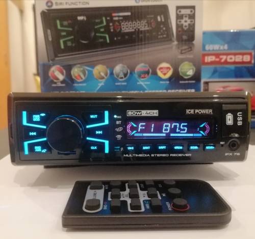 Ice Power Ipx716 Bluetooth Handsfree Radio 80Wx4 & color LED