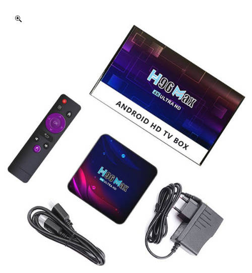 Android 11 Smart TV Box H96 Max V11 RK3318 4K Wifi BT 32GB & 4GB RAM
