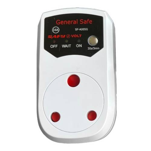 Protect your Electronics and appliances SAFY General Safe AUTOMATIC VOLTAGE PROTECTION