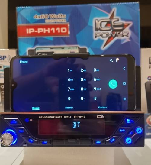Ice Power IP-PH110 Mp3 Media Unit with Phone Holder