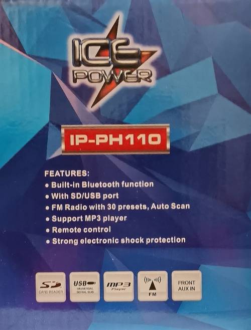 Ice Power IP-PH110 Mp3 Media Unit with Phone Holder
